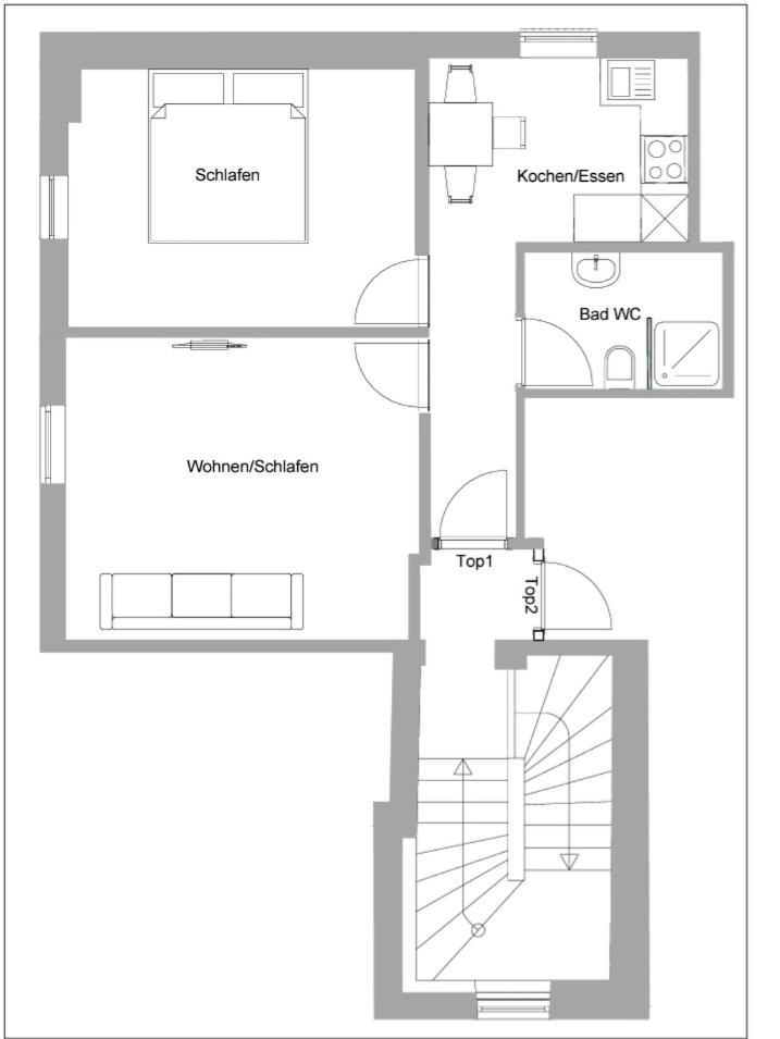 Idyllische Suite In Zentrumsnaehe Mit Parkplatz Top 1 Gmunden Exteriör bild